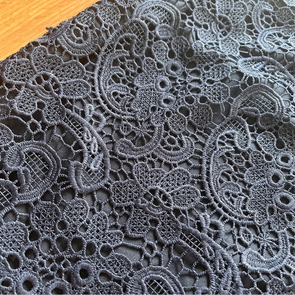 Joe Fresh - Navy Blue Lace Pencil Skirt - Picture 4 of 5